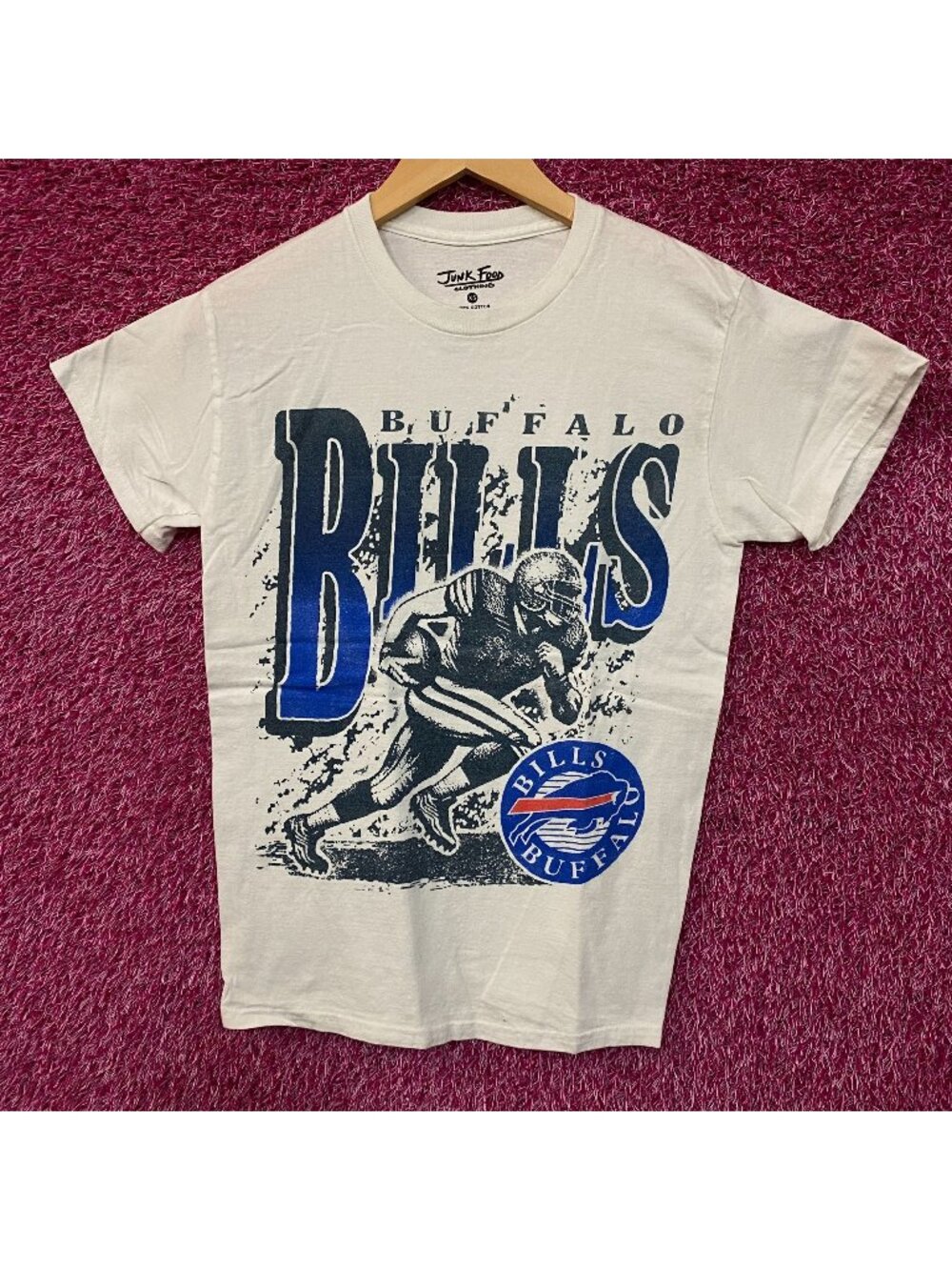 Junk Food Clothing NFL Buffalo Bills Rushing Flea Market T-Shirt XS